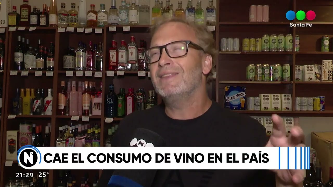 Cae el consumo de vino en el país
