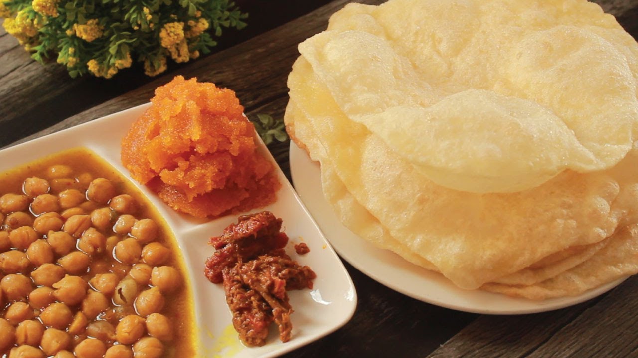 Sunday Ka Nashta ab ghar main banae😍Bazaar Jesi Halwa Puri Chane Recipe By Chef Hafsa|Hafsas Kitchen