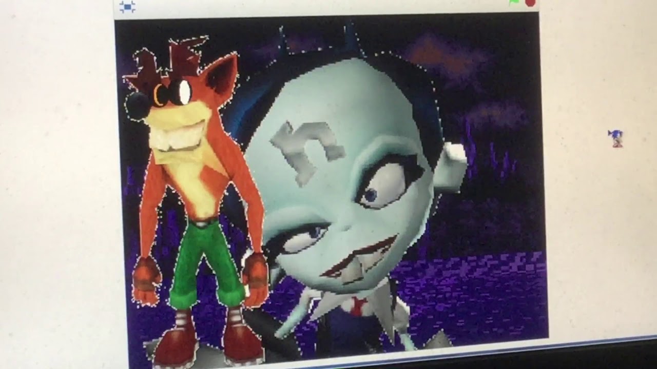КРЭШ ВХОДИТ В МИР SONIC.EXE || Crash.Exe