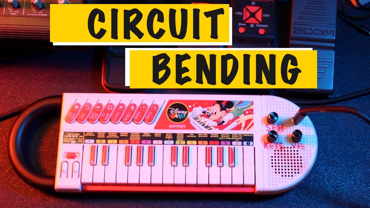 Circuit Bending a Disney Toy Keyboard