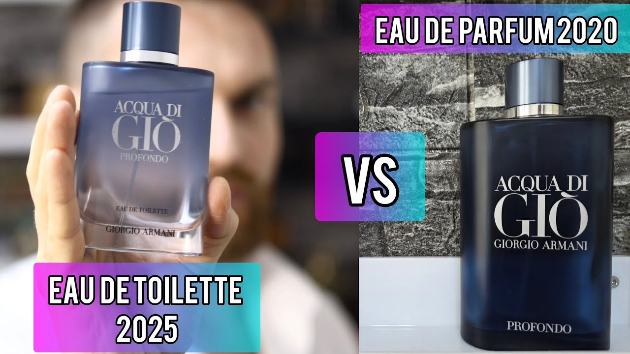 Acqua Di Gio Profondo Eau de Toilette 2025 vs Profondo Eau de Parfum 2020  Short Comparison !