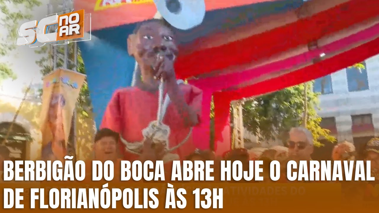Carnaval de Florianópolis começa hoje com desfile do Berbigão do Boca