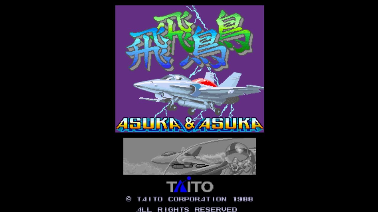 飛鳥 & 飛鳥 (Asuka And Asuka). [Arcade - Visco, Taito]. (1988). 1CC. 60Fps.
