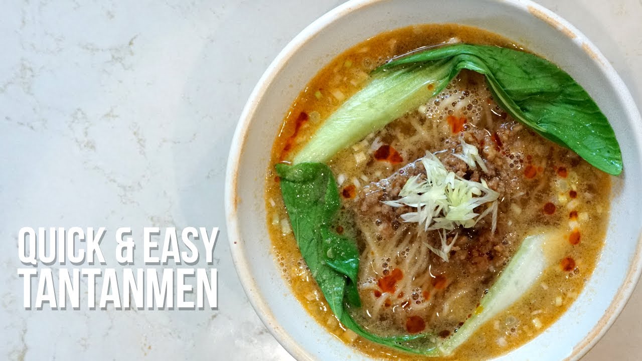 How to make an Easy Tantanmen Ramen (Recipe by Iron Chef Chen Kenichi)