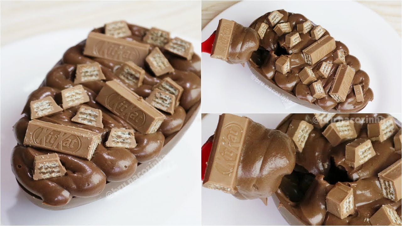 OVO DE PÁSCOA DE COLHER KIT KAT - PÁSCOA 2019 - Bru na Cozinha