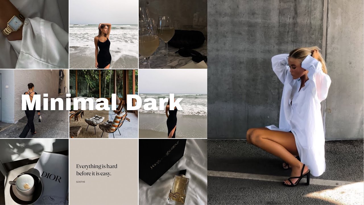 Minimal Dark Preset | Edit Photo Lightroom 