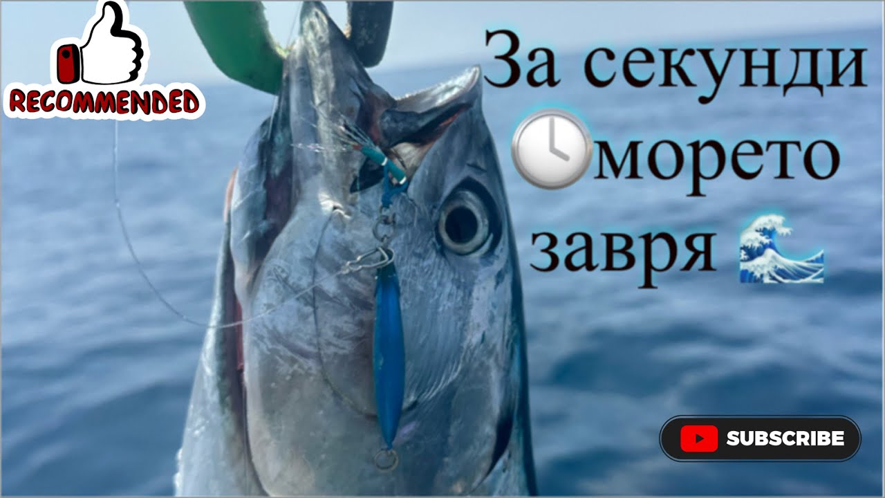 За секунди🕓 морето завря🌊