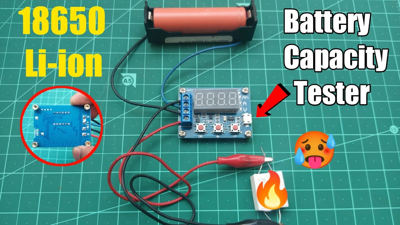 DIY 18650 battery charger discharging station (ZB2L3 battery capacity tester + TP4056)