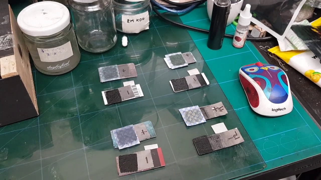 Supercapacitors - testing different DES electrolytes