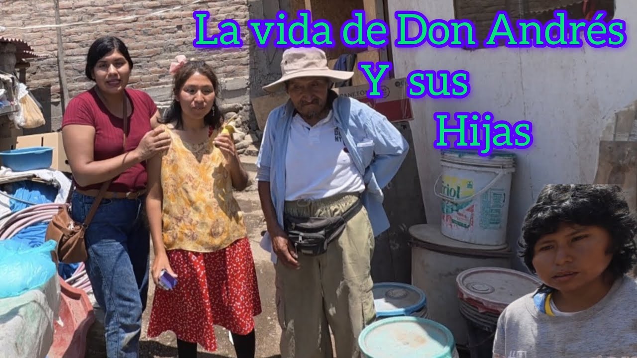 La vida de Don Andrés con sus hijas con discapacidad