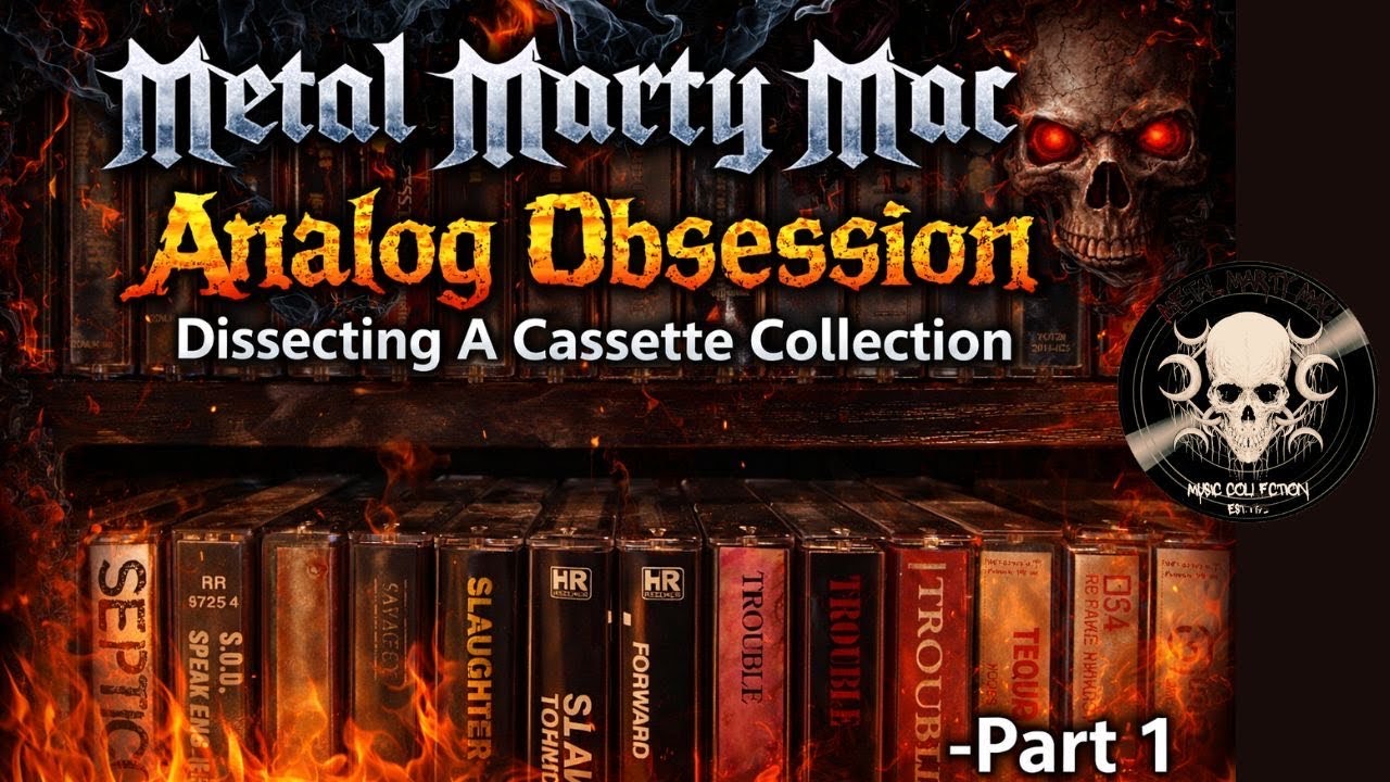 Dissecting a Cassette Collection - Metal Cassettes - Part 1 : Thrash & Death Metal