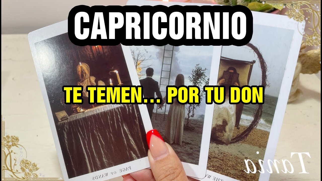 CAPRICORNIO 🌙 TU DON ES TAN FUERTE QUE A TUS RIVALES LES DA MIEDO… Y POR ESO TE TIENEN EN LA MIRA 😨