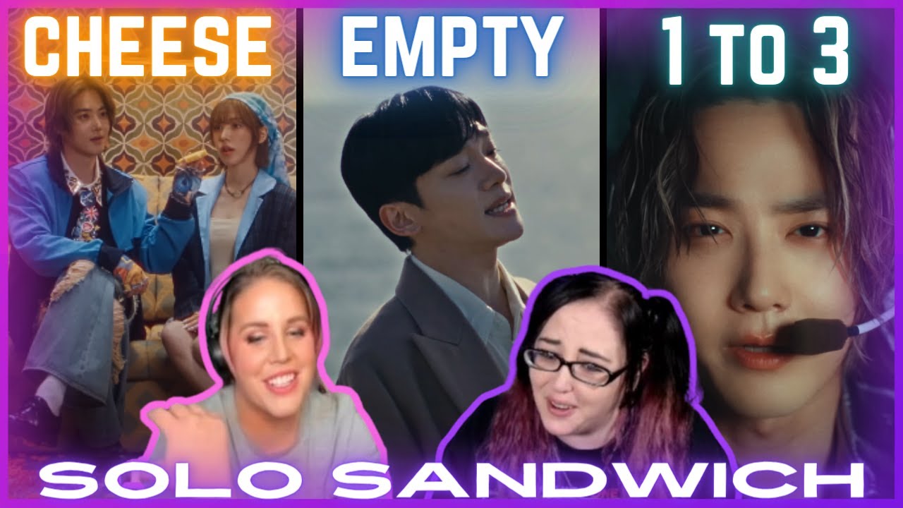 SUHO 수호 & CHEN 첸 ('치즈 (Cheese) (Feat. 웬디)' + ‘빈 집 (Empty)’ + '점선면 (1 to 3)' | K-Cord Girls Reaction