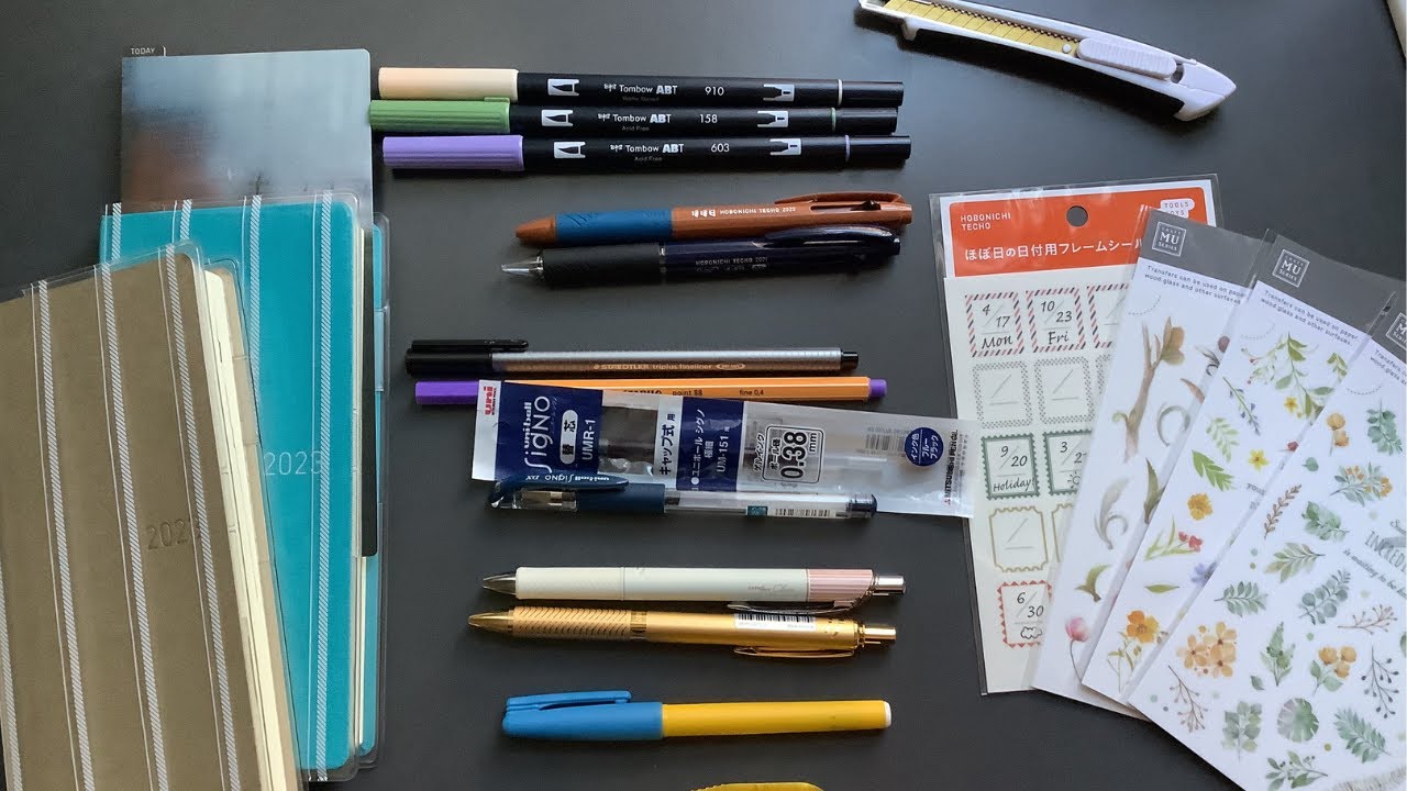 Favorite planner supplies for the Hobonichi Weeks. GIVEAWAY WINNERS