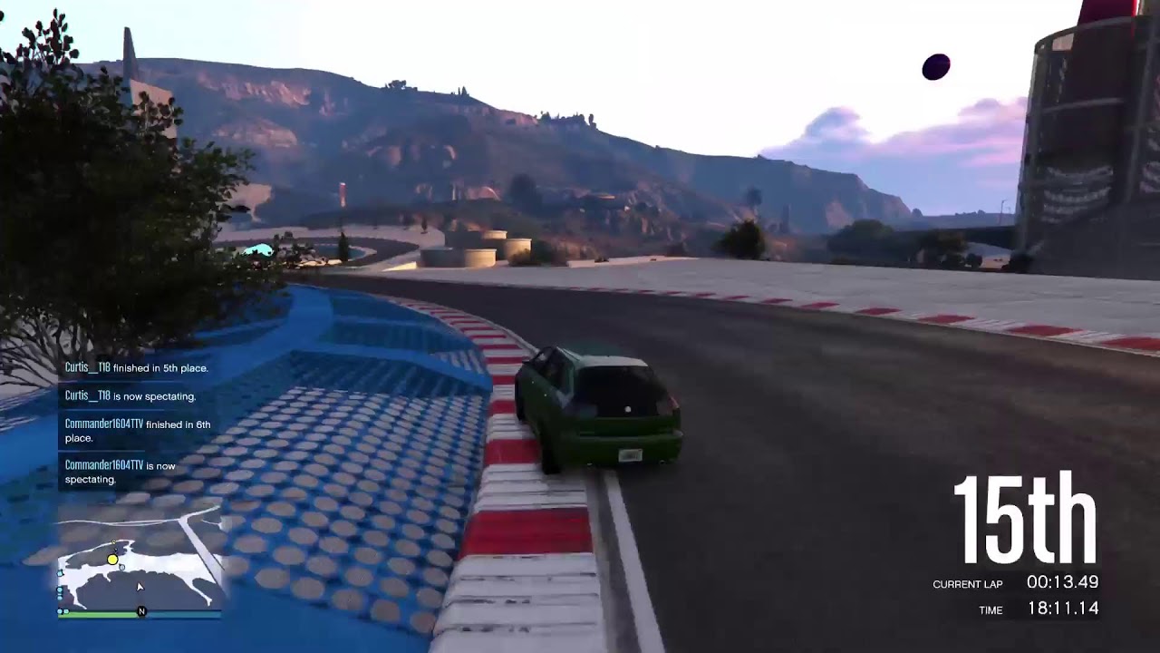 Racing whit idiot people