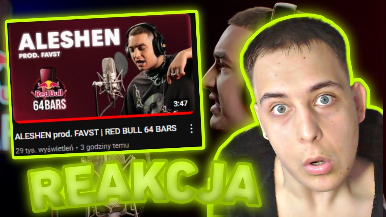 ALESHEN prod. FAVST | RED BULL 64 BARS (REAKCJA!!!)