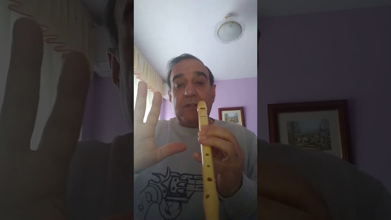 Video  tutorial de cómo poner los dedos en la flauta y hacer que suene bien