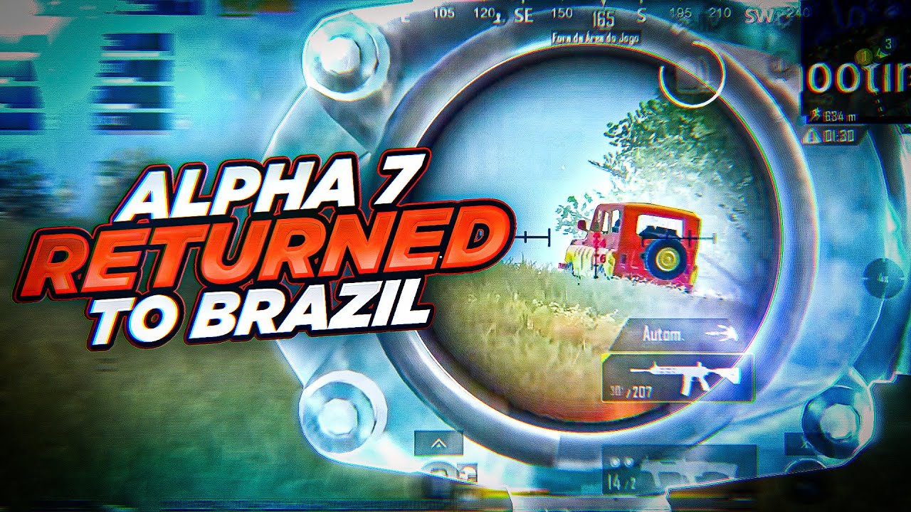 HIGHLIGHTS PUBG MOBILE / 4 FINGER+GYRO / ALPHA 7 RETURNED TO BRAZIL🇧🇷