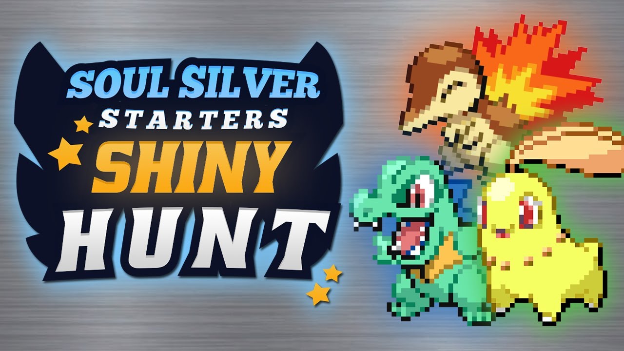 Pokemon SoulSilver Starters Shiny Hunt - 6,300+ Resets - LIVE