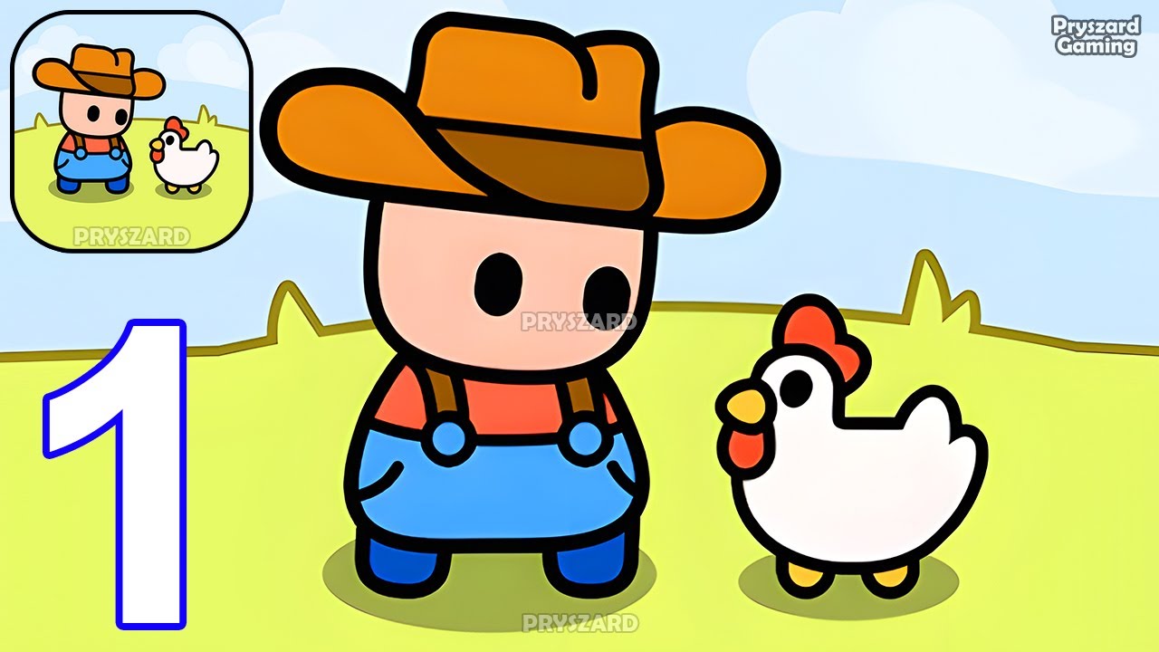 My Pocket Farm - Idle Farming - Gameplay Walkthrough Part 1 Idle Milk & Cow Shop (iOS, Android)