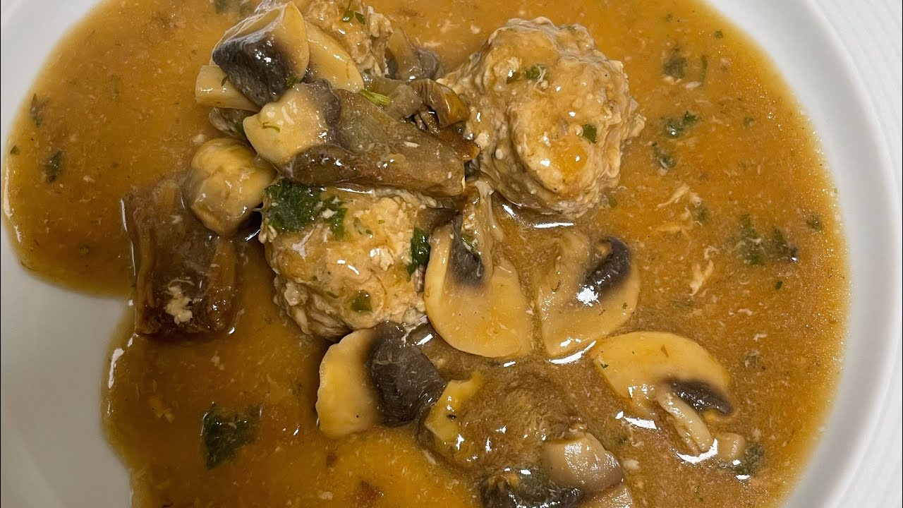Boulettes de veau aux champignons et cèpes