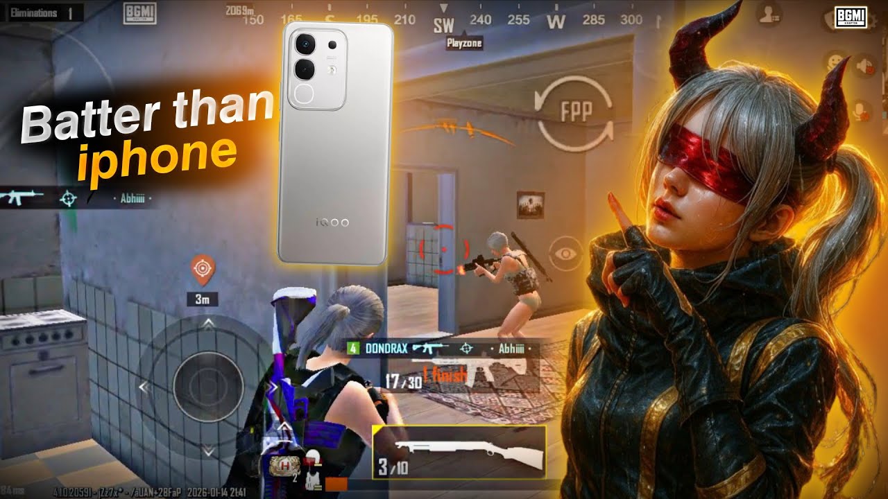This device is batter than iphone in 60fps 