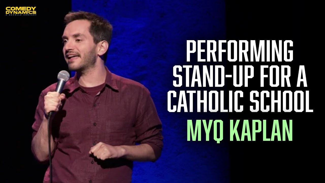 Performing Stand-Up for a Catholic School - Myq Kaplan