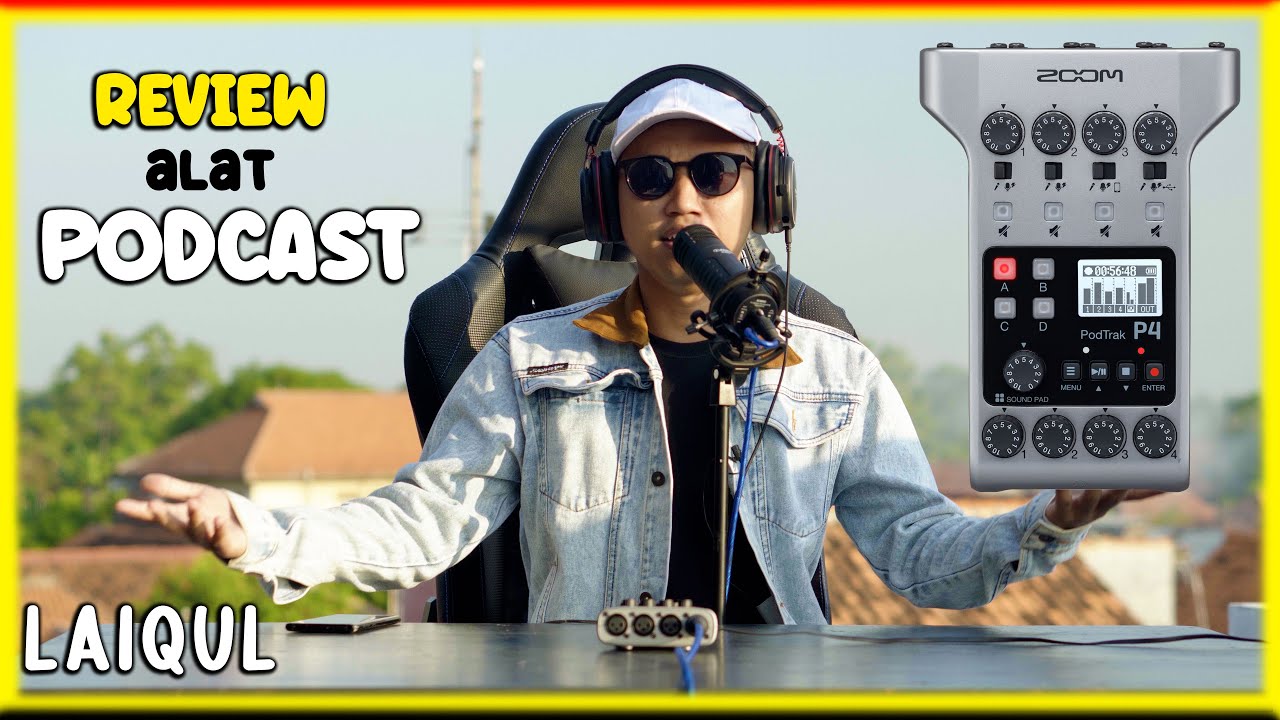 4 Mic & 4 Headset !!! Review alat rekam Podcast !! Zoom Podtrak P4 ~ Rodecaster Pro Killer