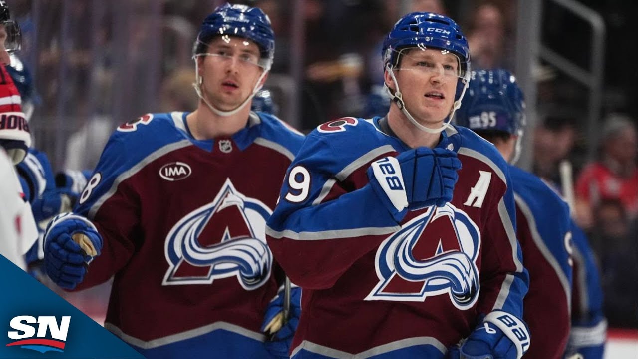 Avalanche's Nathan MacKinnon And Martin Necas Combine For A Sweet Give-And-Go Goal