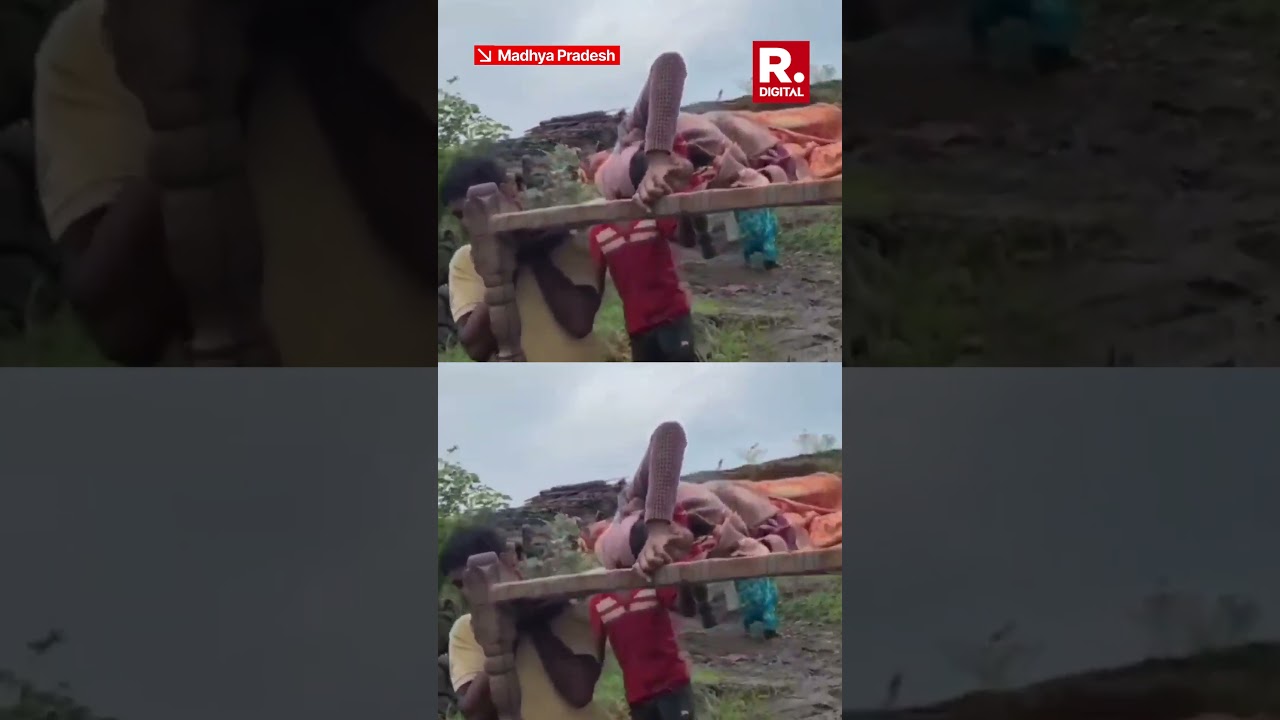 Pregnant Woman in MP Carried On Cot Gives Birth Mid-Way Due To Lack Of Roads