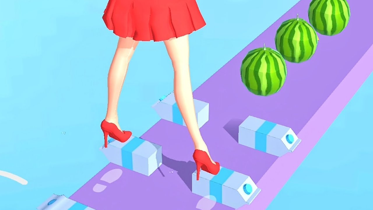 Pop Hop Game! Very satisfying and relaxing ASMR slicing video