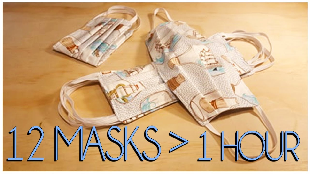 DIY FAST & EFFICIENT SURGICAL Face Masks for HOSPITALS 2020 CDC COMPLIANT