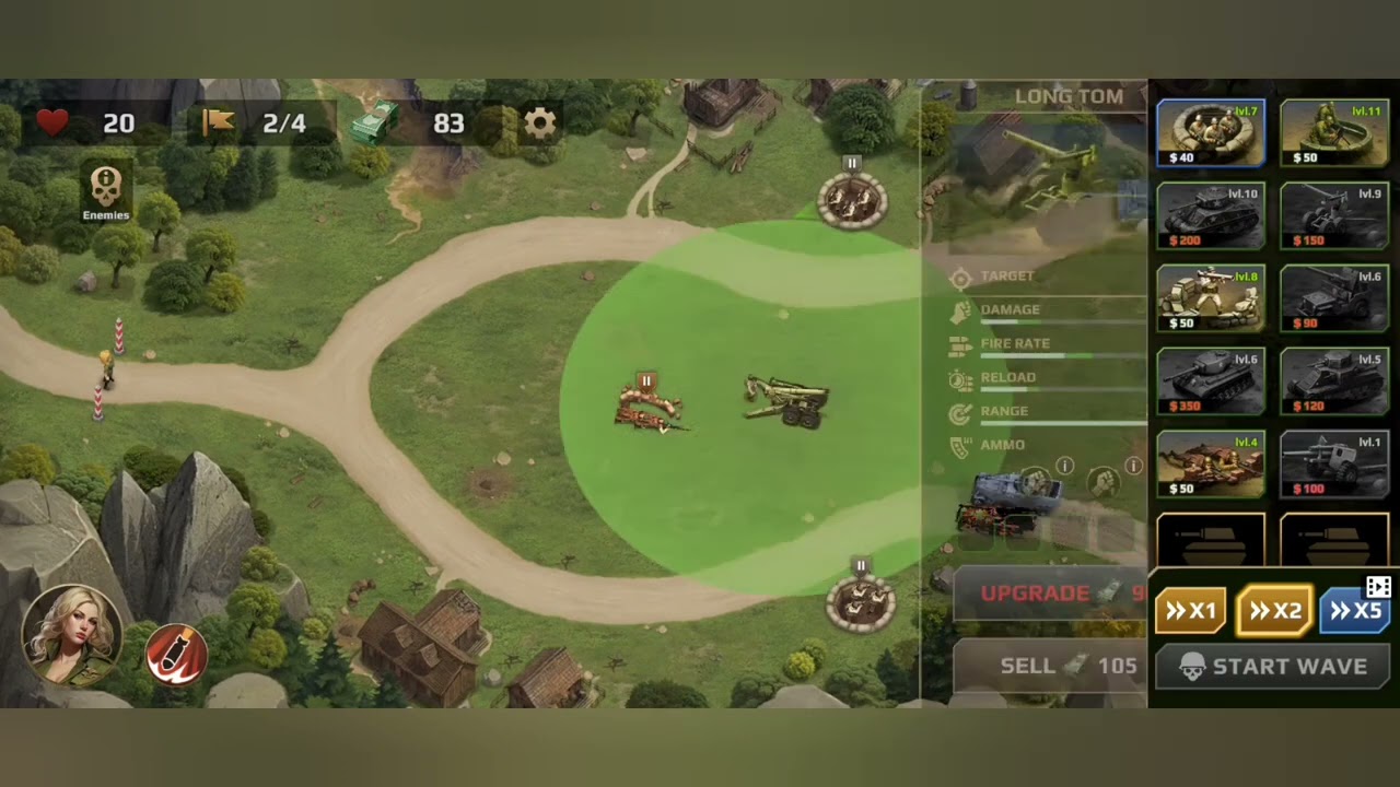 WWII Defense: RTS Army TD game s2v10 #wargaming #mobilegaming #gaming #strategygames