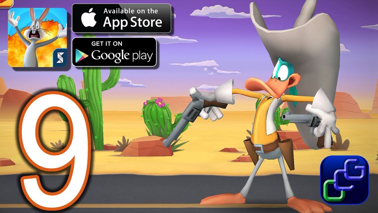 Looney Tunes World Of Mayhem iOS Walkthrough - Part 9 - Town/Desert Chapters Act 1