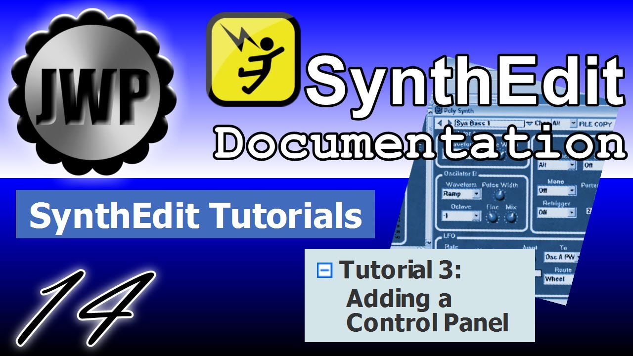 Help Tutorial 3 - JWP - SynthEdit Documentation (Part 14) - 20230219