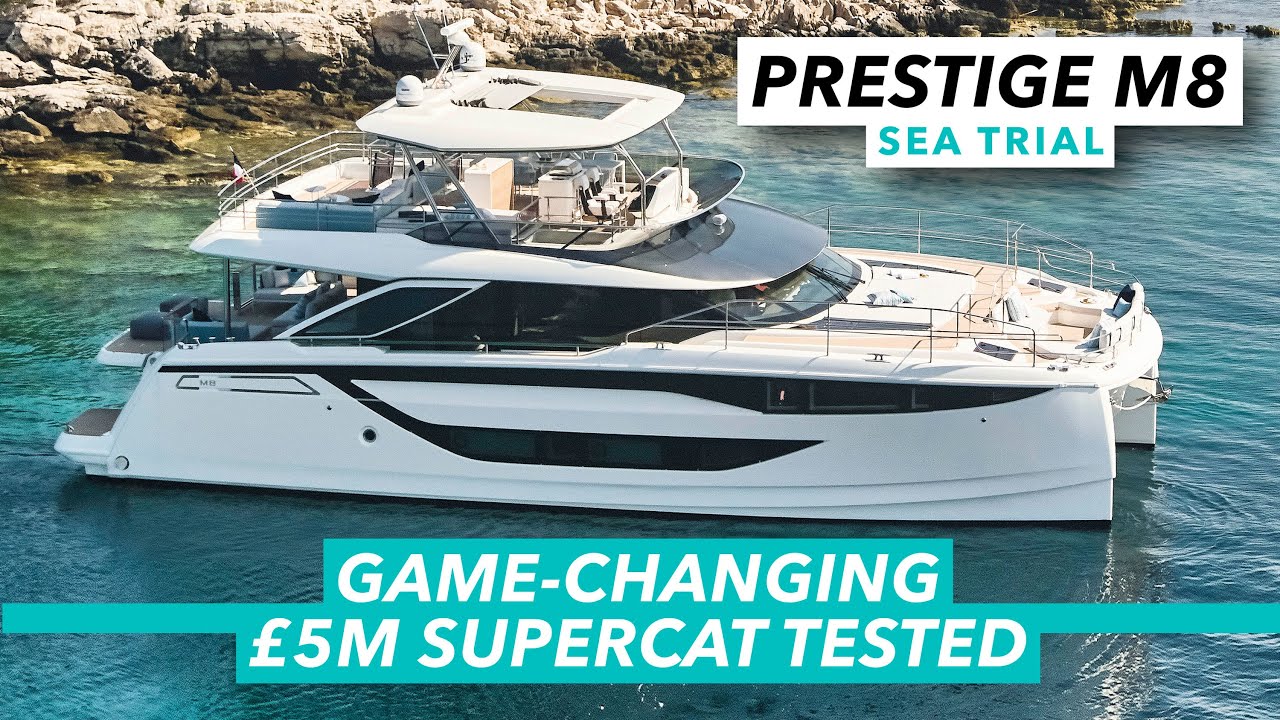 Game-changing £5m supercat tested | Prestige M8 sea trial | Motor Boat & Yachting