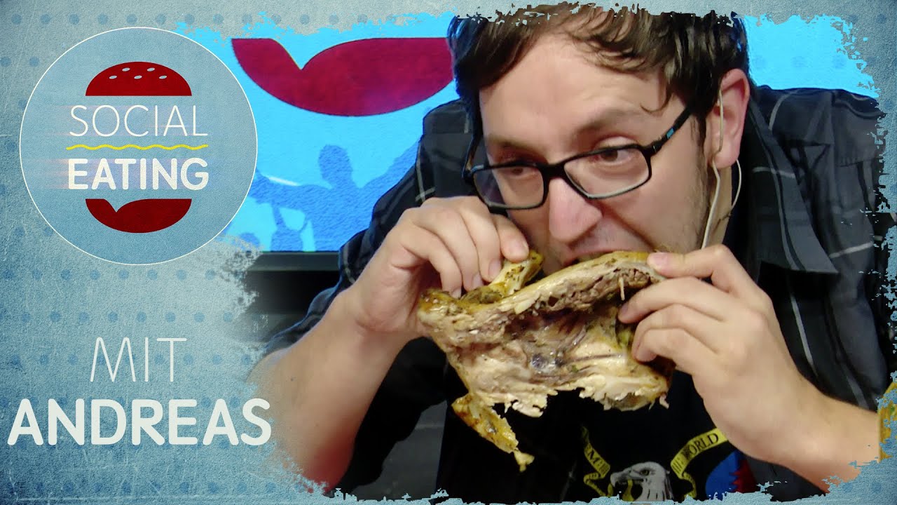 [5] Social Eating mit Andreas | Pommes mit Mayo, Currywurst und ein halbes Hähnchen | 11.08.2016