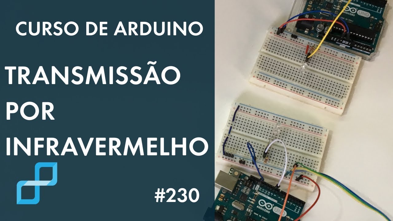 TRANSMISSÃO DE DADOS POR INFRAVERMELHO | Curso de Arduino #230