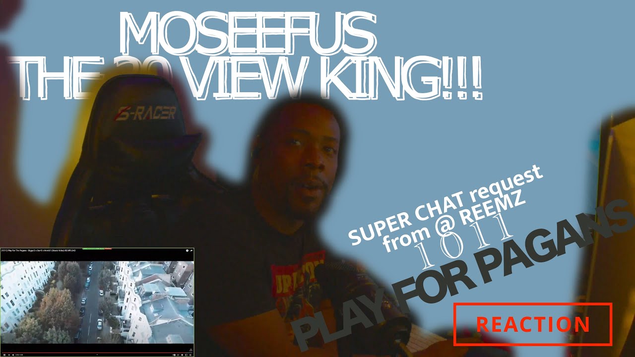 SUPER CHAT request from @REEMZ... 1011 CGM - PLAY FOR THE PAGANS #reaction #moseefus #the20viewking