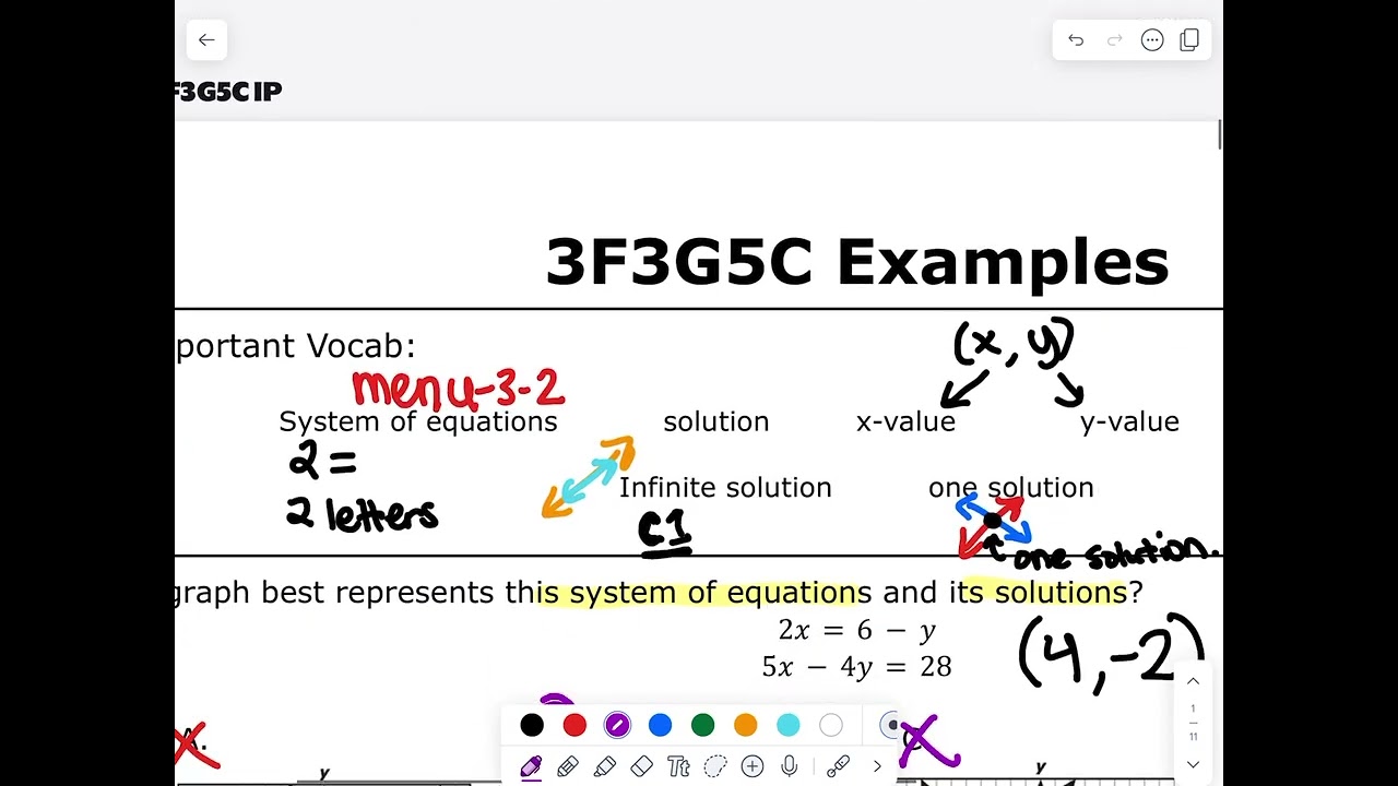 3F3G5C Solutions to Systems 25 26