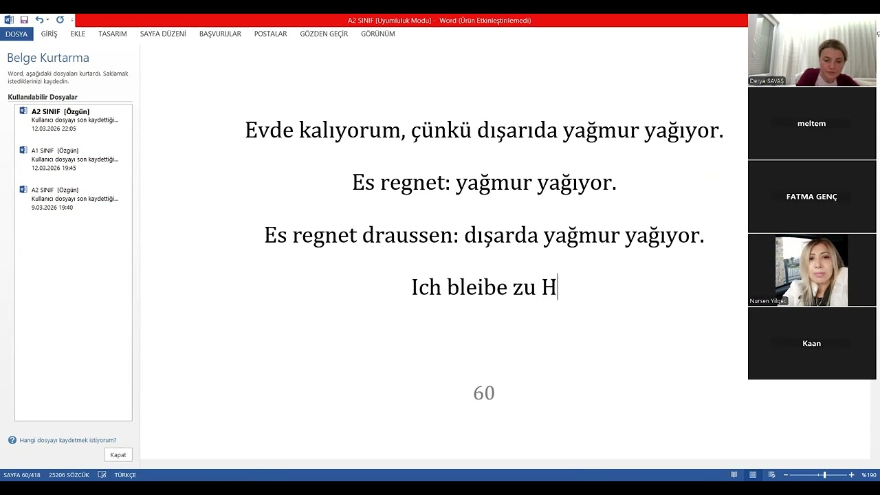 Almanca A2_10 Mein Tag  Okuma Metni