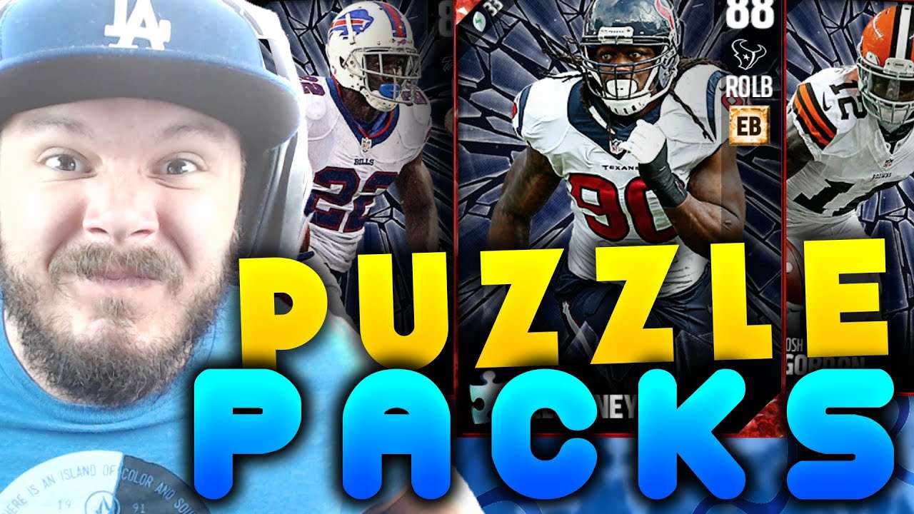 OMG PUZZLE PACKS!! MADDEN 17 ULTIMATE TEAM PACK OPENING