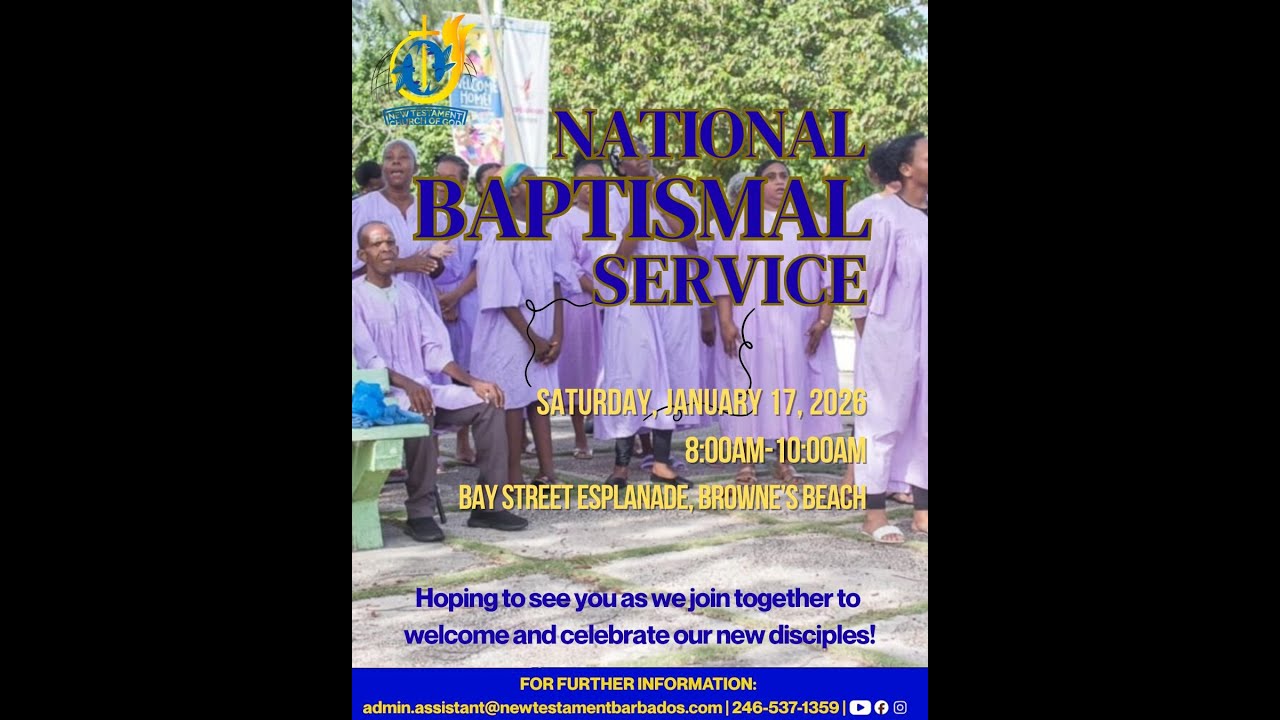 January Baptism 2026 - Saturday 17th January 2026