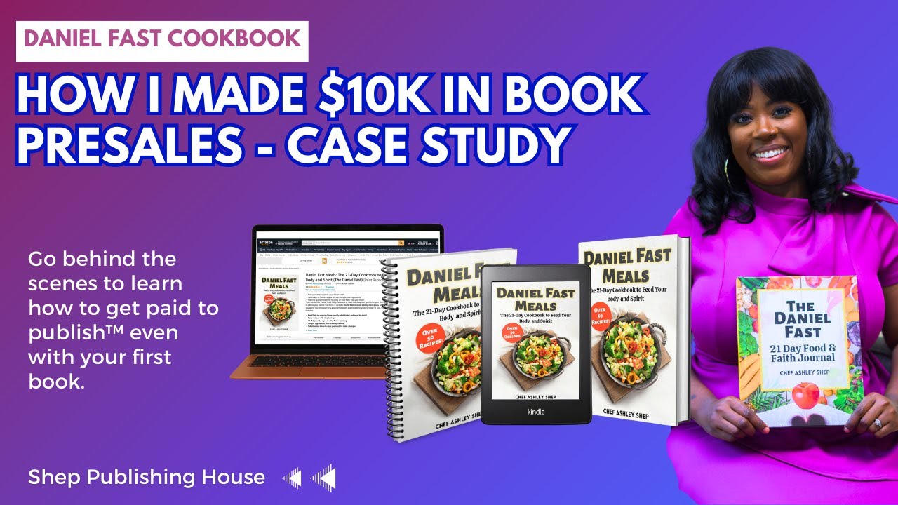 How I Made $10000 in Book Presale - Cookbook Case Study