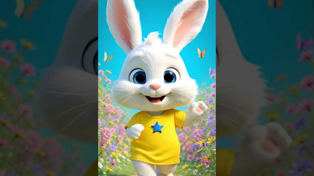Hop Hop Bunny 🐰 | Cute Bunny Song for Kids