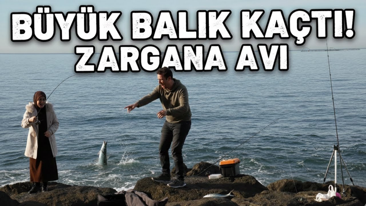 Zargana Avında DEV VURUŞ! Su Karıştı… Kenara Getirdim Ama KAÇTI!