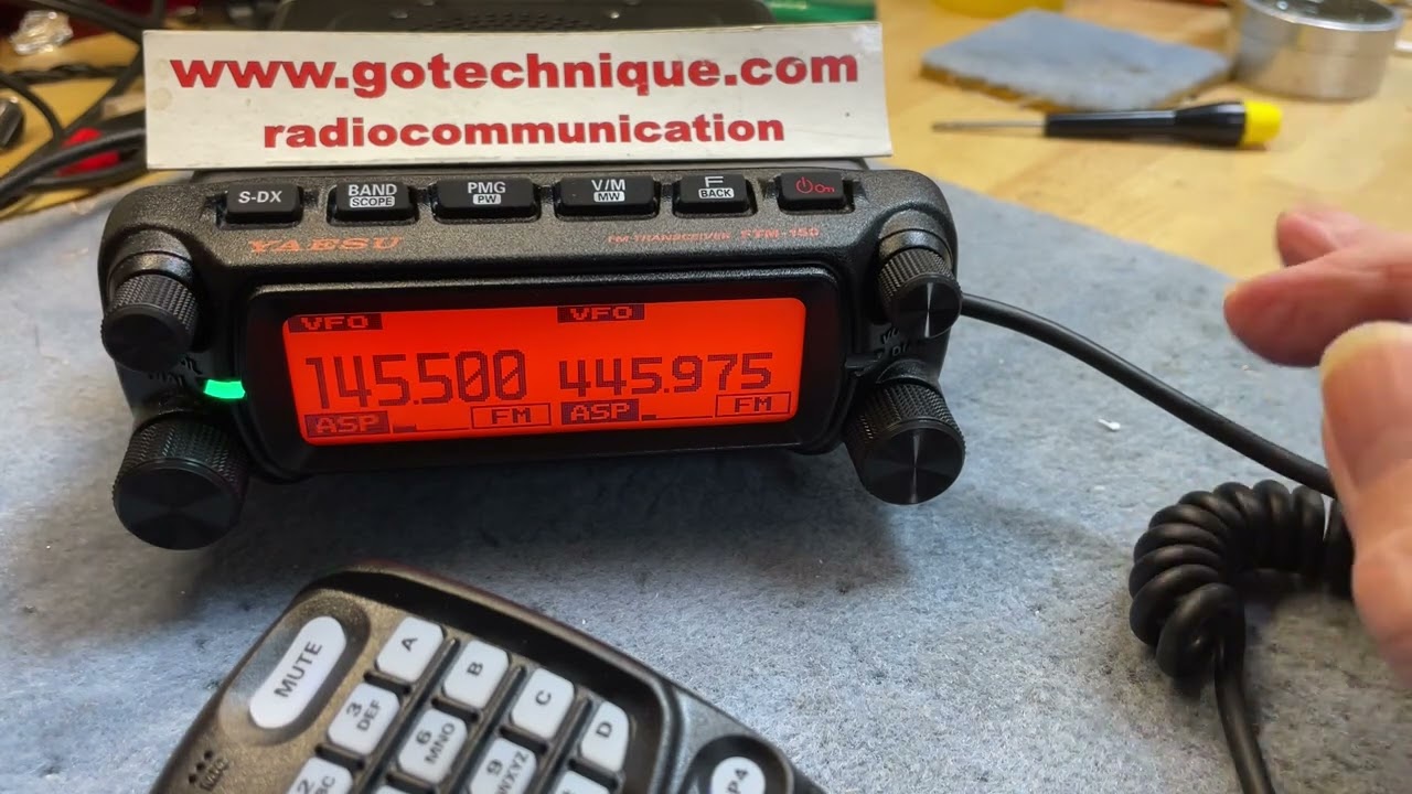 TEST détaillé du S-DX ASP sur FTM150 YAESU Par GoTechnique.com
