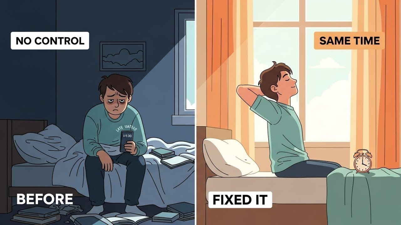 I Fixed My Life by Waking Up at the SAME Time Every Day No Motivation Needed