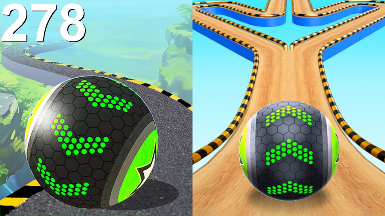 Going Balls Speedrun, Funny Fails Vs Challenge, Portal Run, Race Android, iOS Gameplay 278