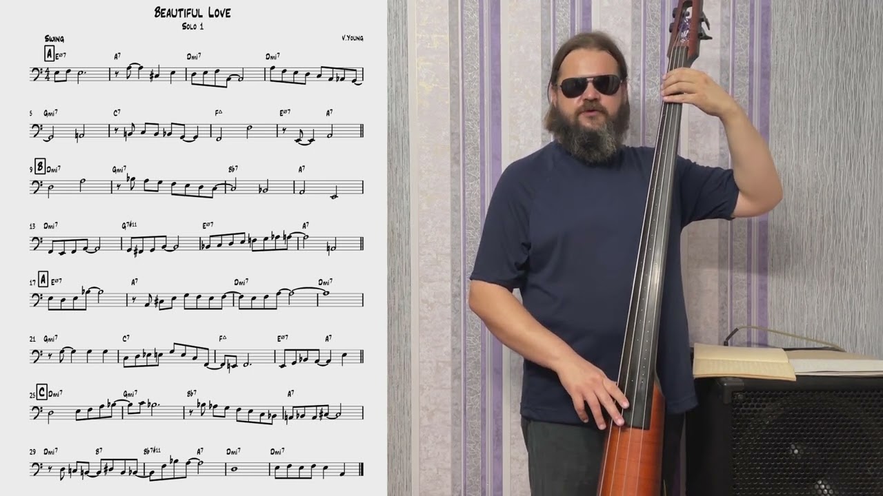 Victor Young Beautiful Love Bass Solo